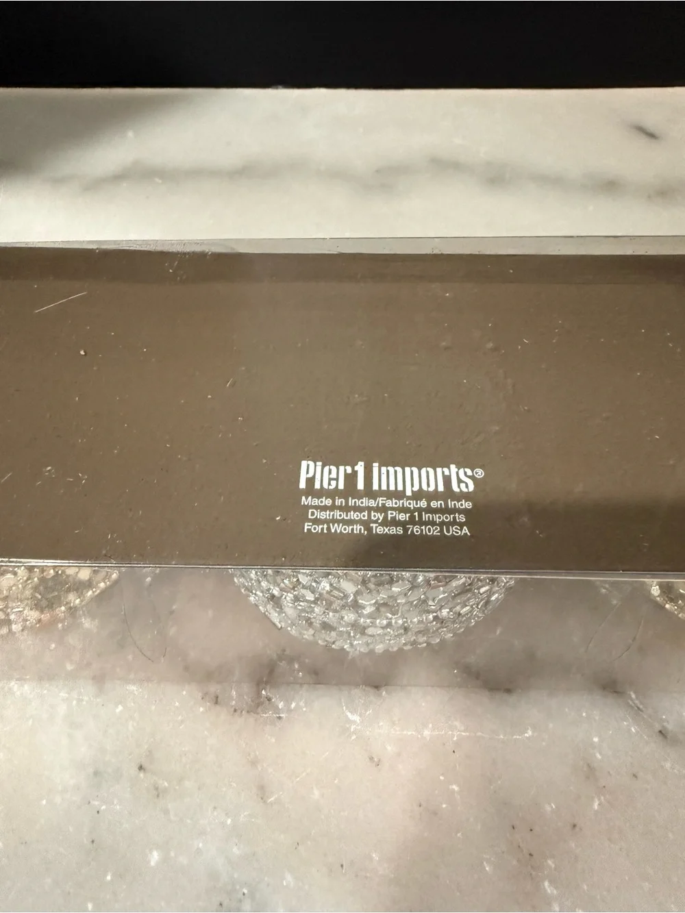 Set of three Pier 1 Imports mini trinket boxes adorned with intricate beading